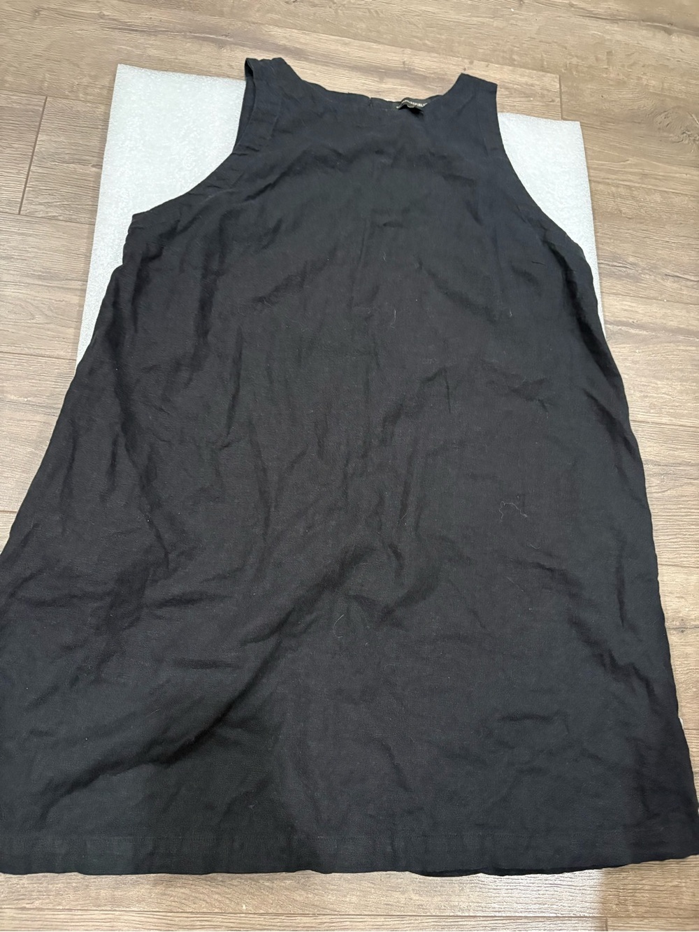 Banana Republic Black Linen Shift Dress - Sleeveless